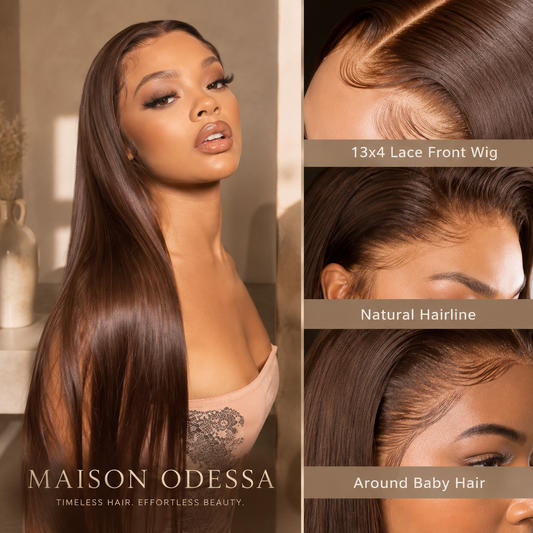 Odessa 13×4 HD Lace Front Wig — Chocolate Brown