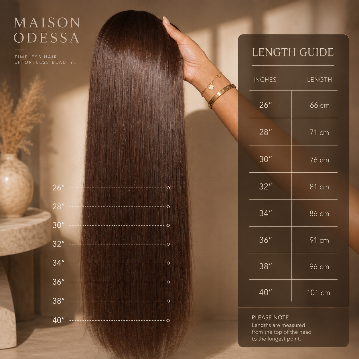 Odessa 13×4 HD Lace Front Wig — Chocolate Brown
