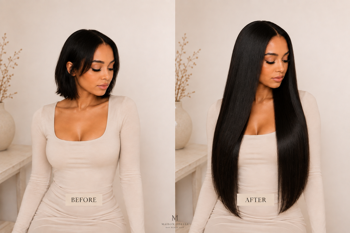 Odessa Raw Straight Human Hair Bundles